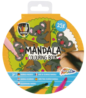 Omalovánky Mandala zvířata 25ks