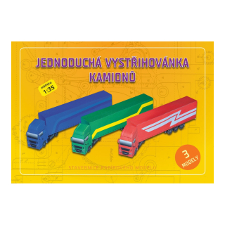Vystřihovánka jednoduchá Kamiony 2.vydání