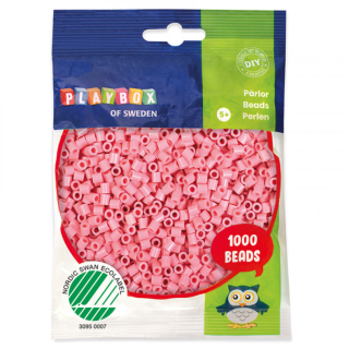 Zažehlovací korálky 1000ks 5x5mm růžová