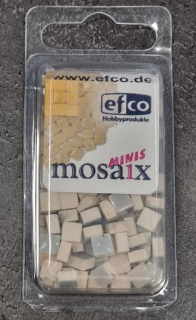 ...poslední 4ks Mini Mozaika 5x5x3mm pastel modrá 10g/cca100ks 