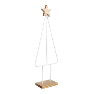 ..poslední 1ks Kovový polotovar pro macrame s dřevěnou podložkou 38x15cm