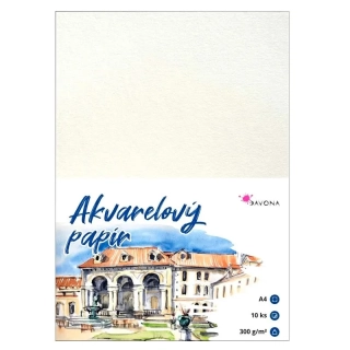Akvarelové papíry Serano 300g/m2 10ks A4