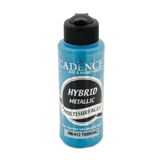 Akrylová metalická barva Cadence Hybrid 70ml tyrkysová