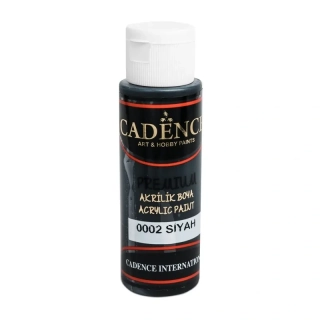 Akrylová barva Cadence Premium 70ml černá