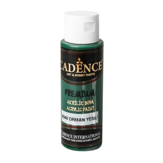 Akrylová barva Cadence Premium 70ml tm. zelená