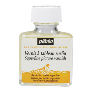 Jemný lesklý malířský lak pro oleje 75ml