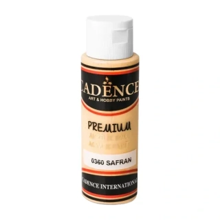 Akrylová barva Cadence Premium 70ml žlutá šafránová