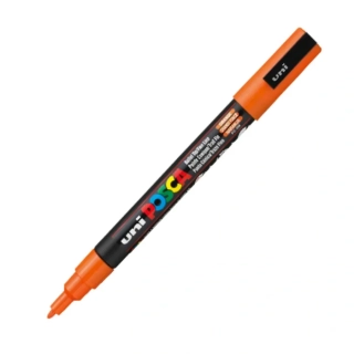 POSCA 3M oranžový popisovač hrot 0,9-1,3mm