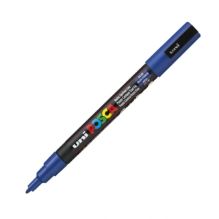 POSCA 3M modrý popisovač hrot 0,9-1,3mm