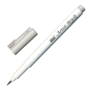 Popisovač se štětečkem Artist Brush sv. šedý