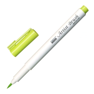 Popisovač se štětečkem Artist Brush žlutozelený