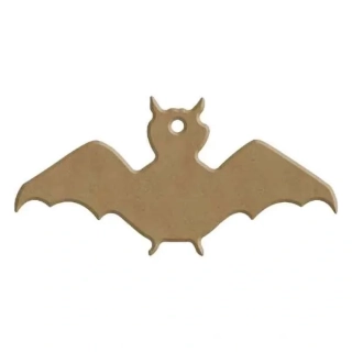 Dřevěný výřez z MDF 10x5cm netopýr 1ks 