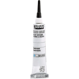 Kontura na sklo CERNE RELIEF transparentní 20ml