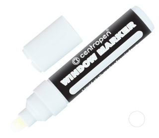 Křídový popisovač bílý 3-4mm Centropen