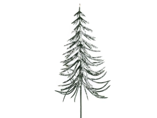 Umělý ojíněný stromeček 30cm 1ks