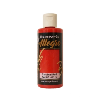 Akrylová barva 60ml červená kardinál