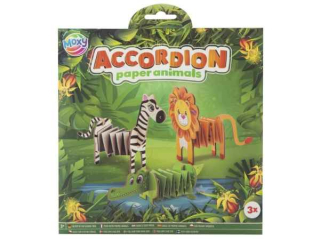 Zvířata z papírové harmoniky - safari
