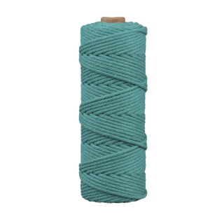 Příze na macramé (rozčesávací) ø3mm 70m petrol