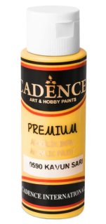 Akrylová barva Cadence Premium 70ml žlutá citron