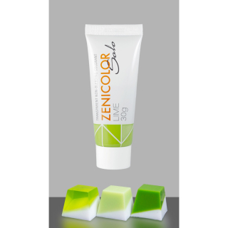 Barva do mýdlové hmoty 30g lime