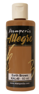Akrylová barva 60ml hnědá