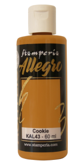 Akrylová barva 60ml sv.hnědá cookie