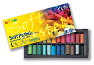 Pastely měkké Mungyo půlené 24ks