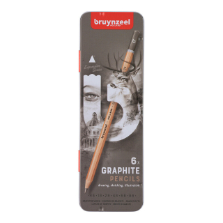 Sada grafitových tužek Bruynzeel Expression 6ks