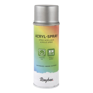 Akrylový sprej 200ml stříbrná