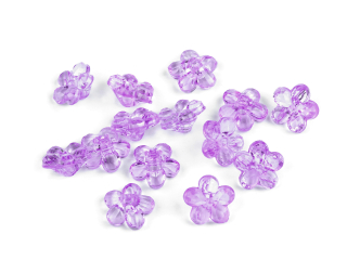 Plastové korálky/knoflíky květ Ø12mm 5g