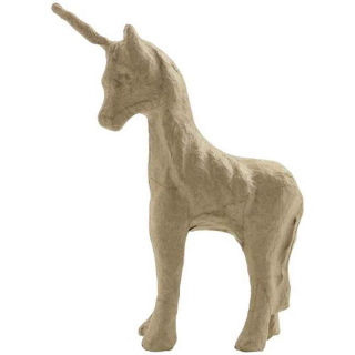 Kartonový předmět XS magický jednorožec 15x12x4cm