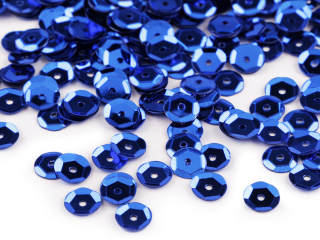 Flitry lomené Ø6mm 10g modrá