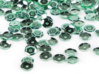 Flitry lomené Ø6mm 10g mint