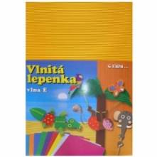 Papírová vlnitá lepenka žlutá 35x25cm 1ks