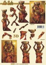 3D vystřihovánky A4 Afrika 4