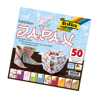 Origami papír 15x15cm Japonsko 50ks