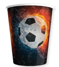 Party sada Fotbal kelímek 250ml 8ks