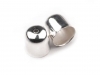 Kaplík hladký 10x10mm stříbrný 1ks