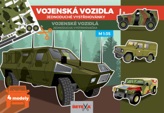 Vystřihovánky A4 Vojenská vozidla