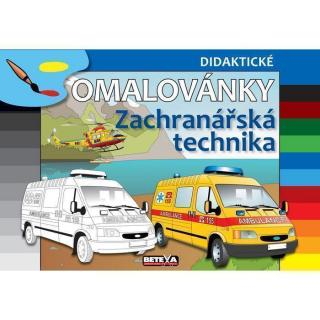 Omalovánky Záchranářská technika  A4