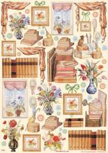 Decoupage papír 50x70cm pokoj