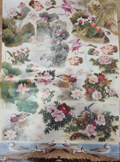 Decoupage papír 50x70cm Asie