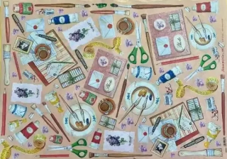 Decoupage papír 50x70cm art decoupage