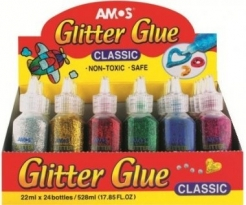 Glitrové lepidlo zlatá 22ml