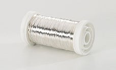 Postříbřený drát 0,6mm 15m