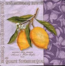 Ubrousek 33x33cm citron