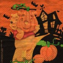 Ubrousek 33x33cm dýně halloween