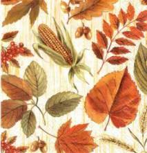 Ubrousek 33x33cm listy