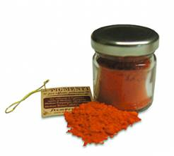 Pigment přírodní prášek 40ml oranž