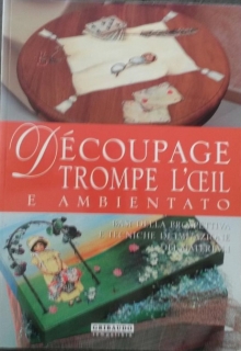 Kniha Decoupage italsky